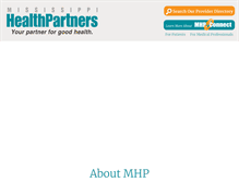 Tablet Screenshot of mhpartners.com